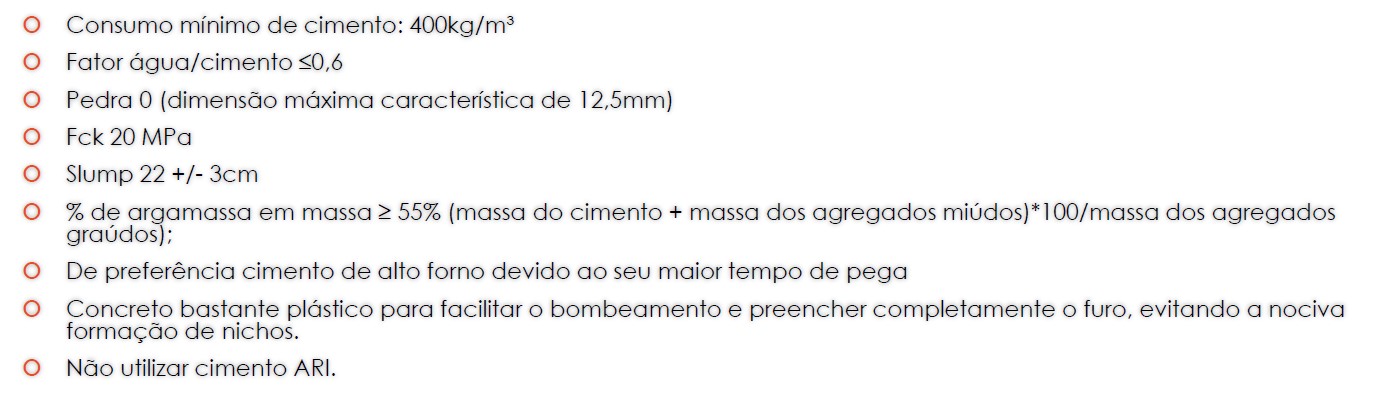 Especif concreto